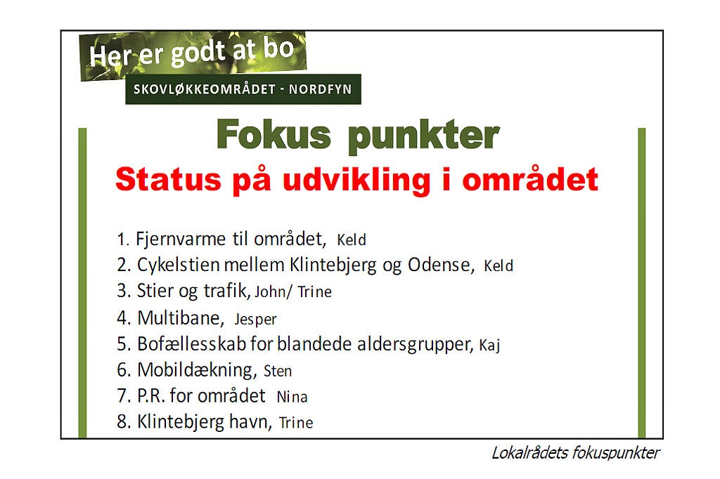 Sådan arbejder Lokalrådet - Kaffemøder & Fokuspunkter