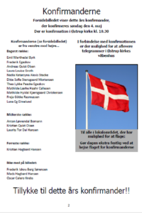 Konfirmander apr.-maj 2025.